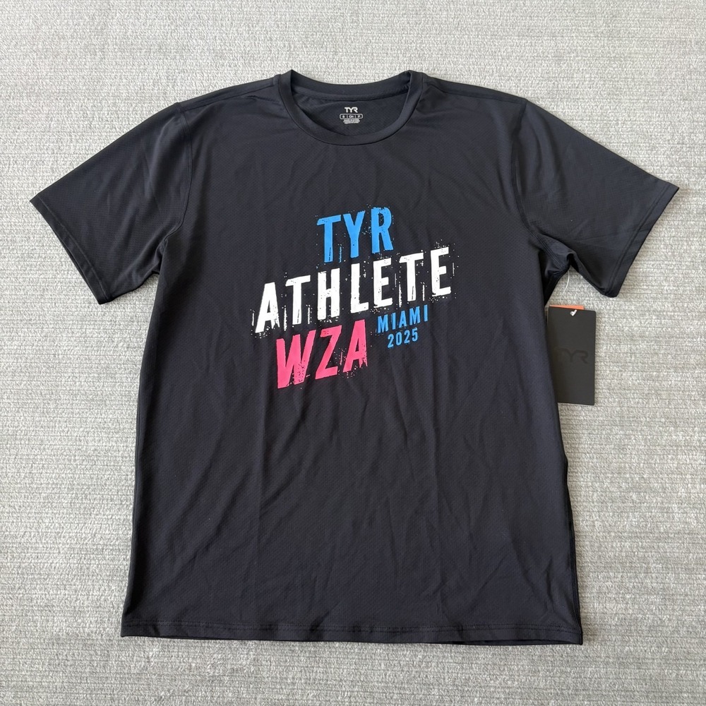 TYR Limited 2025 WZA Wodapalooza Shirt S Black‎ NWT Crossfit Functional Fitness
